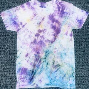 Tie-Dye Kids T-Shirt - Purple and Blue